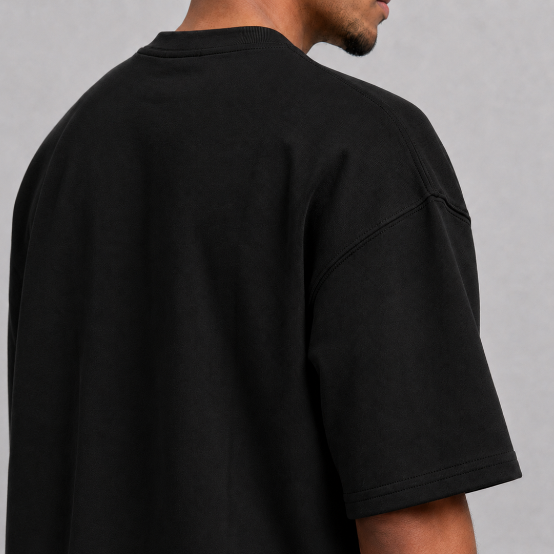 T-shirts oversize semi-cropped