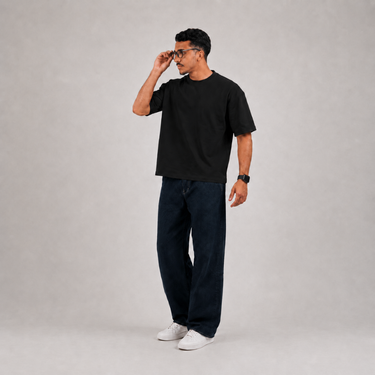 T-shirts oversize semi-cropped
