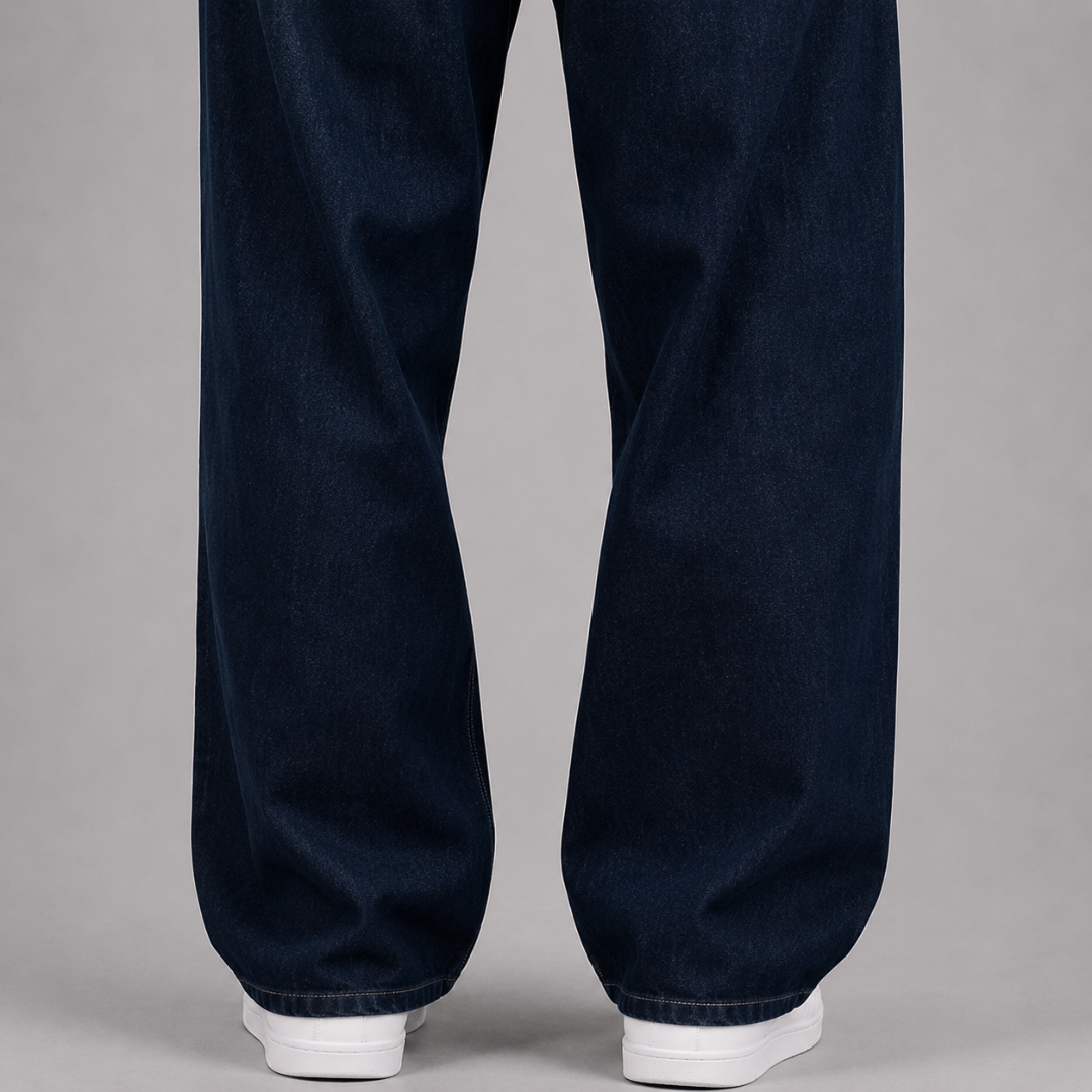 Jean Bleu Pétrole - Skater fit