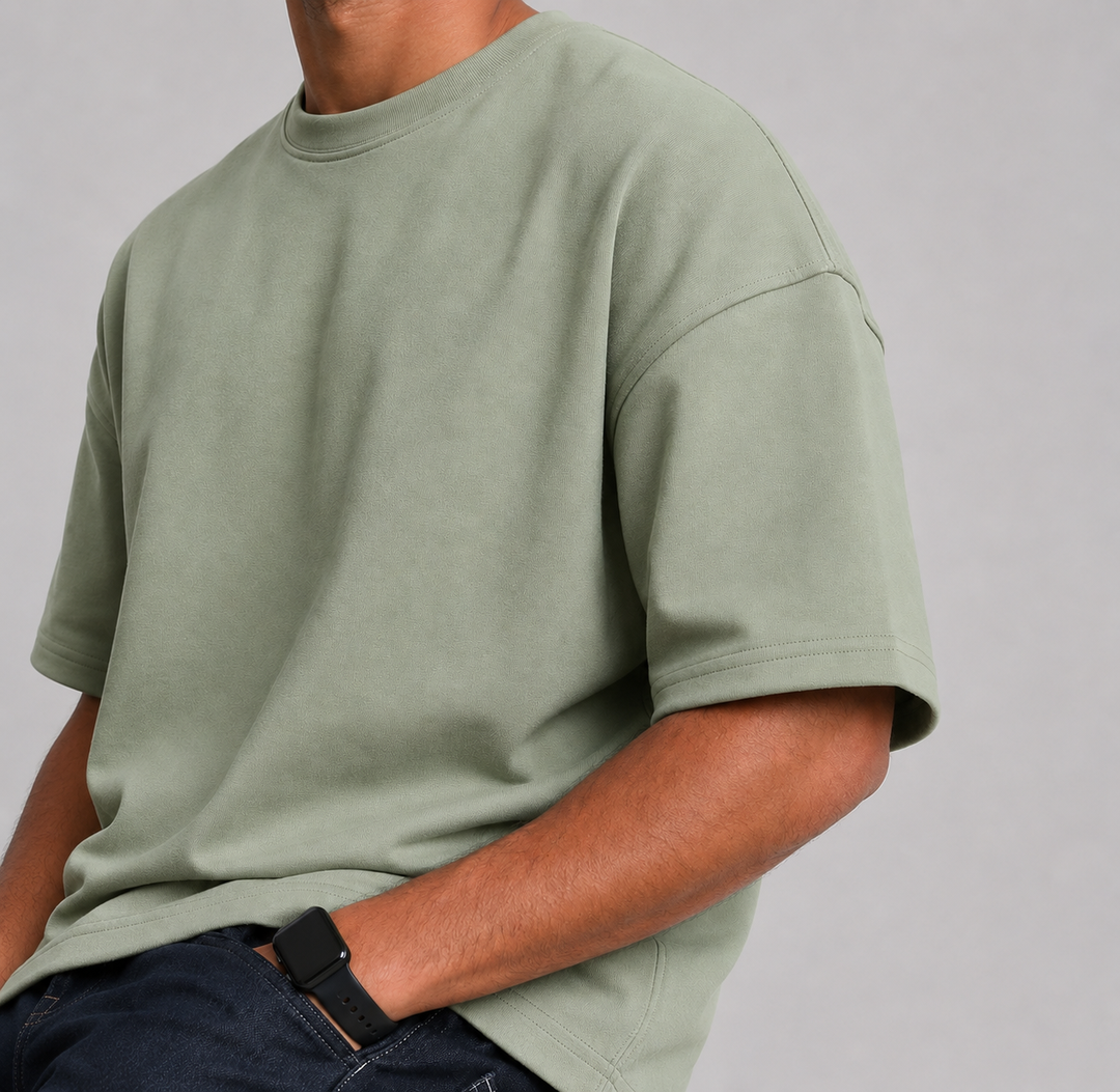 T-shirts oversize semi-cropped